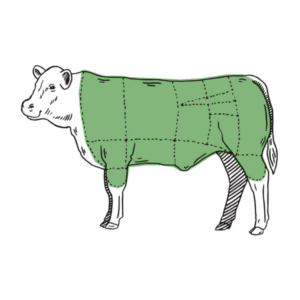 Grass fed beef packaging from Ironbark Creek, Bundaberg